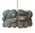2020s Jamie Young Large Anguilla Chandelier in Blue Wood Beads For Sale - Image 5 of 10