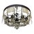 Large Vintage Italian Bronze and Murano Glass Rod Pendant Light, 1940s For Sale - Image 15 of 15