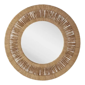 Shoreline Coca Plum Mirror, Beige