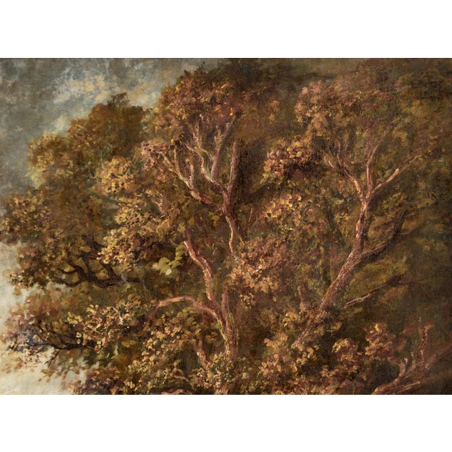 Realism Late 1800s Naturalist Country Scene in Gouache on Paper For Sale - Image 3 of 8