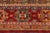 Textile 1990s Southwestern Tribal Khorjeen Rust Wool Rug - 6′1″ × 9′8″ For Sale - Image 7 of 11