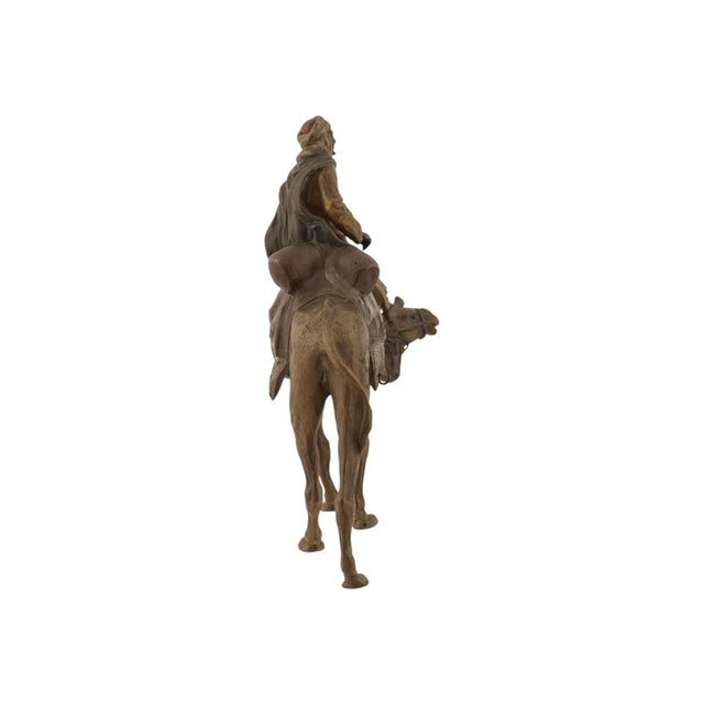 Metal Antique Austrian Bergmann Bronze Bedouin Sculpture For Sale - Image 7 of 7