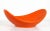 Mid Century Modern Haeger Orange Curved Decorative Bowl / Centerpiece For Sale - Image 11 of 11