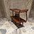 Art Nouveau Solid Wood Service Table Cart Mid Century Modern Dry Bar For Sale - Image 9 of 10