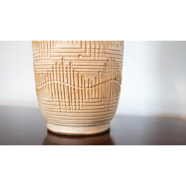 1950s Lee Rosen for Design Technics Attr. Ceramic Table Lamp For Sale - Image 12 of 16