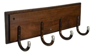 Vintage Art Deco Sterling Siilver Mounted Hat Coat Wall Rack, 1920