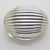 A vintage oval shaped pill box, handmade in Italy between the 1980s and 1990s in genuine solid silver. An elegant and...