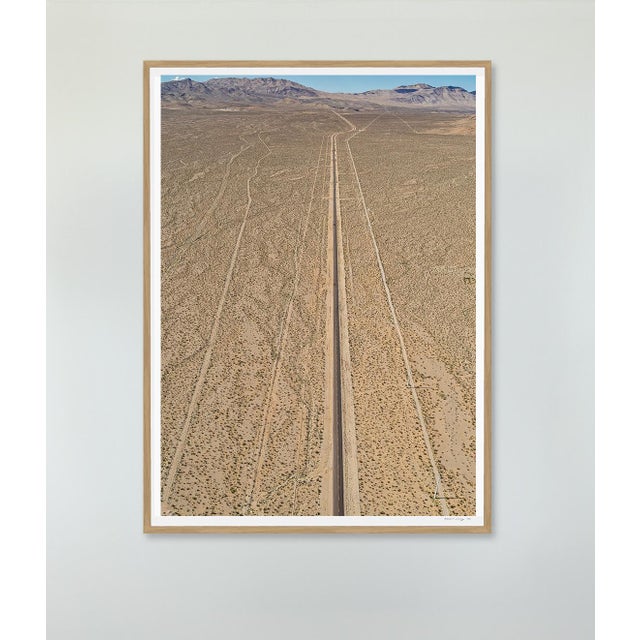 Contemporary "AV_Mojave_Desert_006" Contemporary Limited Edition Fine Art Photograph by Bernhard Lang For Sale - Image 3 of 9