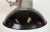1960s Black Enamel and Cast Iron Industrial Cage Pendant Light from Elektrosvit, 1960s For Sale - Image 5 of 18