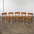 Mid 20th Century Mid to Late 20th Century Bauhaus Beech Bentwood Dining Chairs W/Cane Seats by Thonet Set of 5 For Sale - Image 5 of 18