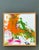 Wood Vintage Original Abstract Oil on Canvas For Sale - Image 7 of 12