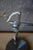 Silver Industrial Architect Desk Lamp with Adjustable Trumpet Arm in Brushed Silver Metal, 1960s For Sale - Image 8 of 14