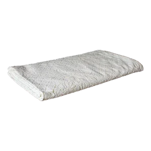 Bela White Applique Coverlet