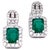 Natural Emerald Diamond Stud Earrings 14k Gold 2.74 TCW Certified $6,950 215406 This is a Unique Custom Made Glamorous...