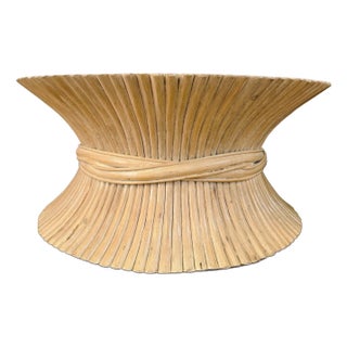 'Sheaf of Wheat' Low Table Attributed to McGuire For Sale