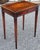Mid 20th Century Gordon's Fine Furniture Genuine Mahogany and Leather Side Table For Sale In Washington DC - Image 6 of 11
