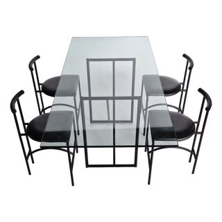 Vintage Tokyo Dining Set by Rodney Kinsman for Bieffeplast, 1980s, Set of 5 For Sale