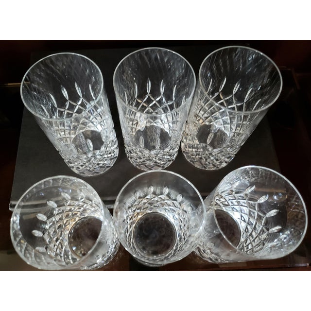 Mid 20th Century Vintage Mikasa Highball Crystal Cocktail Glasses - Set of 6 For Sale - Image 5 of 10