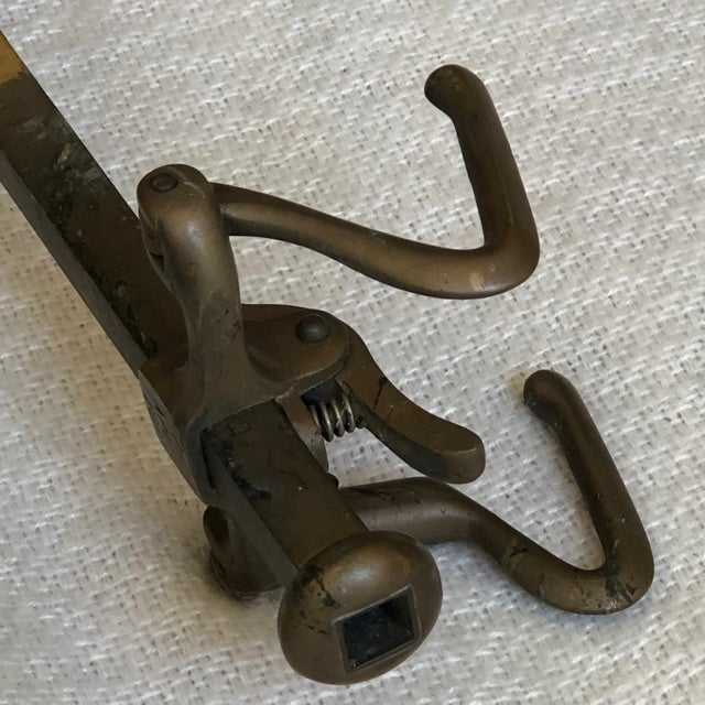 Brass Circa 1920 Solid Brass Equestrian Riding Boot Trees -- a Pair For Sale - Image 8 of 10