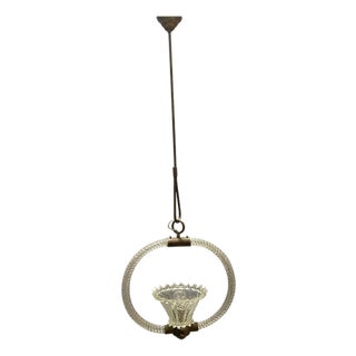 Murano Glass Pendant from Barovier, 1940s For Sale