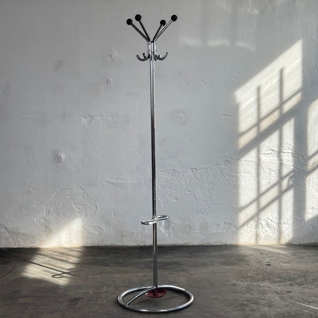 1940s Bauhaus Chrome Coat Rack by Hynek Gottwald, 1940s For Sale - Image 5 of 13