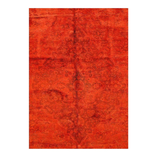Pasargad DC Fine Hand Knotted Overdyed Rug For Sale