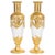 Late 19th Century Napoleon III Gilt Metal and Crystal Vases, Set of 2 For Sale - Image 6 of 6