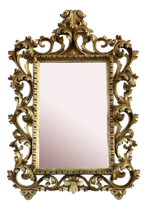 Large Antique Gilt Overmantle Wall Mirror