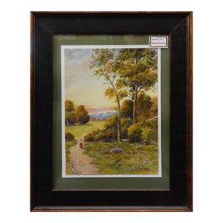 1932 James Bird Art Deco Original Painting For Sale