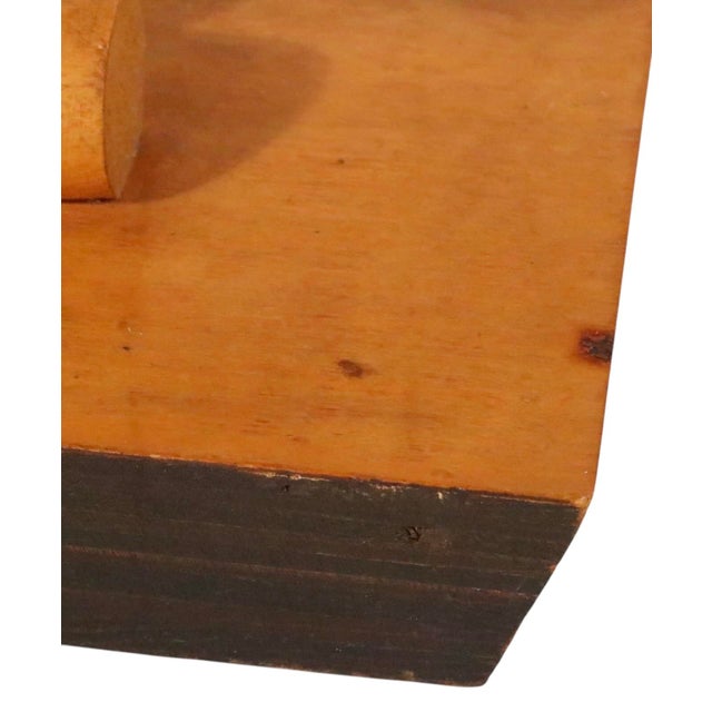 Yellow Mid Century Bamboo Table Lamp With Original Shade For Sale - Image 8 of 12