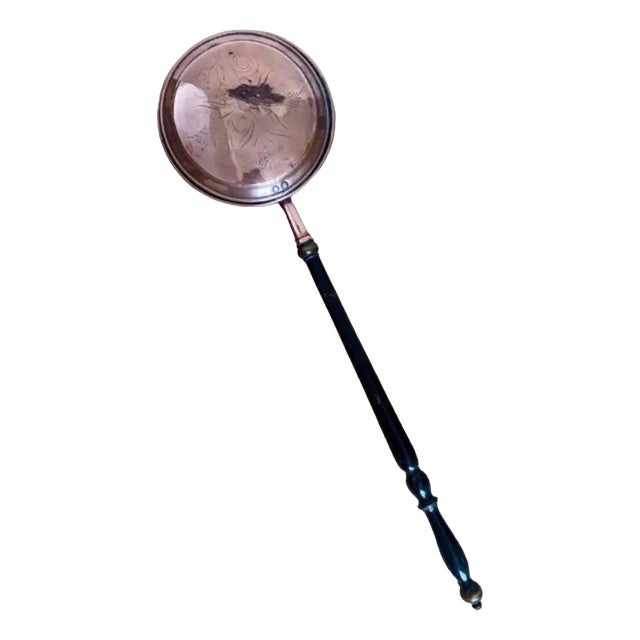 Antique George III Copper Warming Pan, 1800s For Sale