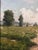 German Artist, Landscape Composition, Oil Painting on Panel, Framed For Sale - Image 6 of 15