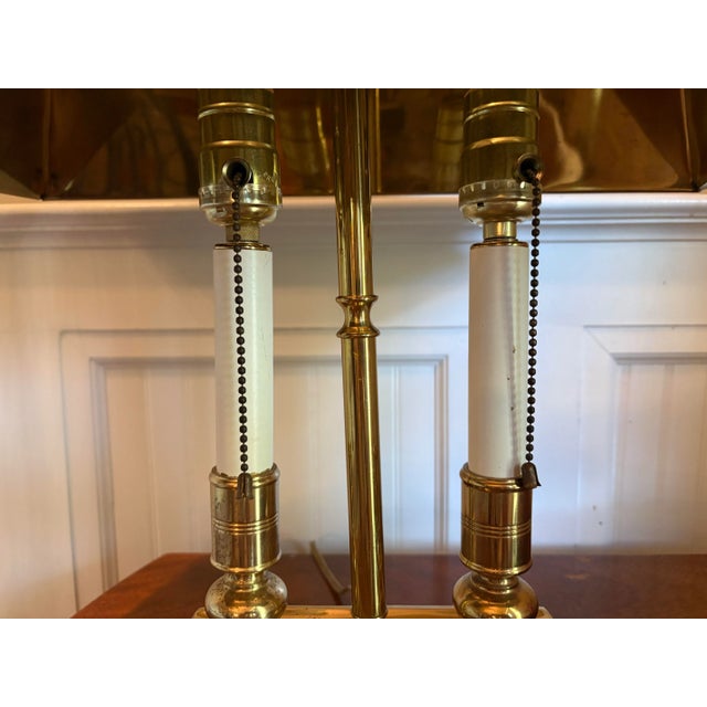 Late 20th Century Empire Style Bouillotte Lamp For Sale - Image 4 of 12