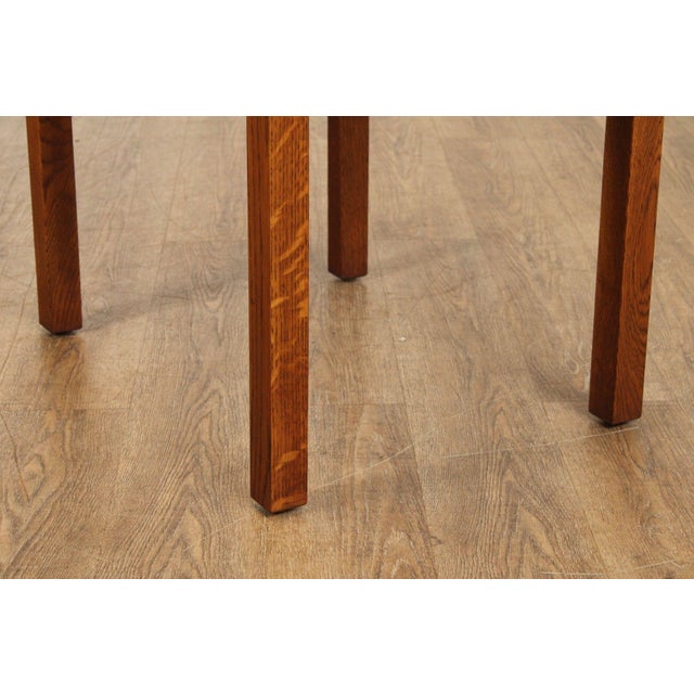 Stickley Mission Collection Oak One Drawer End Table For Sale - Image 12 of 12