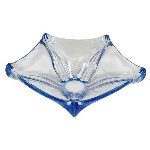 Mid-Century Modern Starfish Bowl in Sommerso Blue Glass, 1960s For Sale - Image 5 of 5
