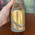 Glass Waylande Gregory Glass Bottle With Stone Gray and Metallic Gold Art Deco Design For Sale - Image 7 of 12