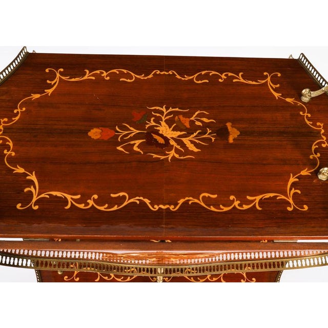 Vintage Italian Sorento Marquetry Drinks Trolley, 1960 For Sale - Image 15 of 18
