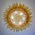 Murano Murano Style Chandelier Ceiling Light Original Palmette, Two Levels, 82 Amber Glasses and Heart Blown For Sale - Image 4 of 10