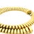 Vintage Italian 14k Gold Tubogas Collar Necklace, Circa 1975 For Sale - Image 9 of 13
