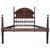 19th Century, Baroque Full Bed, Original Four Fluted Poster Spanish Bed For Sale - Image 13 of 13