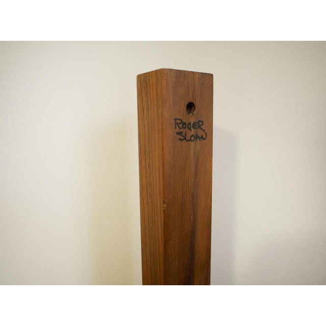 1960s Roger Sloan Wall Pocket Vase With Inlaid Design For Sale In Columbia, SC - Image 6 of 10