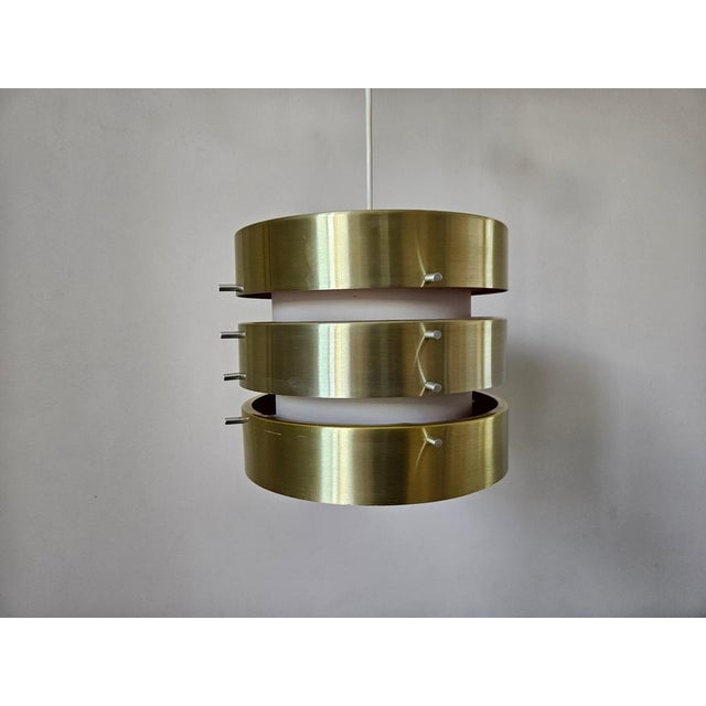 Metal Mid-Century Pandant in the style of Jo Hammerborg, Denmark, 1970s For Sale - Image 7 of 15