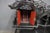 Highly Carved Chinese Dragon Black Lacquer Writing Desk / Secretary Desk For Sale - Image 9 of 15
