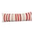 Turkish Hemp Pillow Cushion Natural Beige Red Cushion Cover 14"x45" For Sale