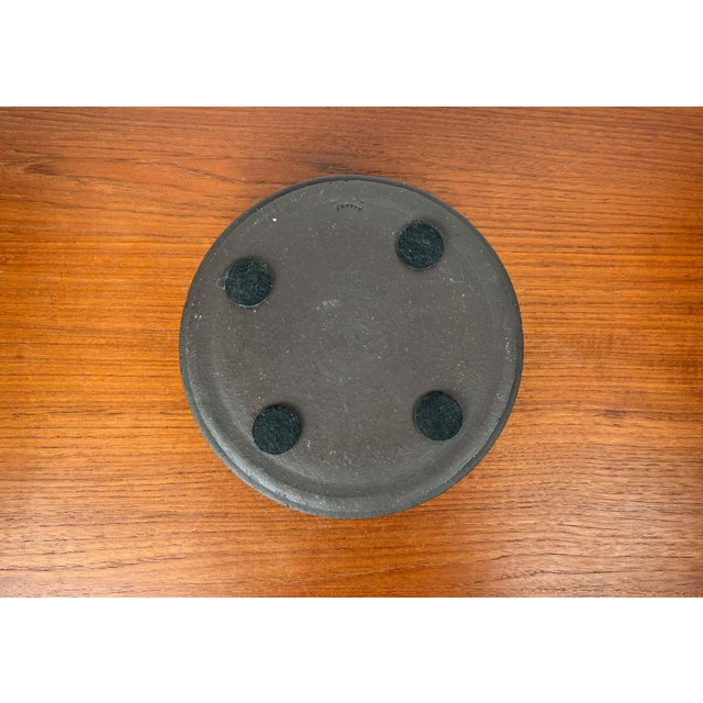 Mid-Century Modern Danish Studio Pottery Brutalist Bowl from Lehmann Pottery, 1960s For Sale - Image 16 of 18