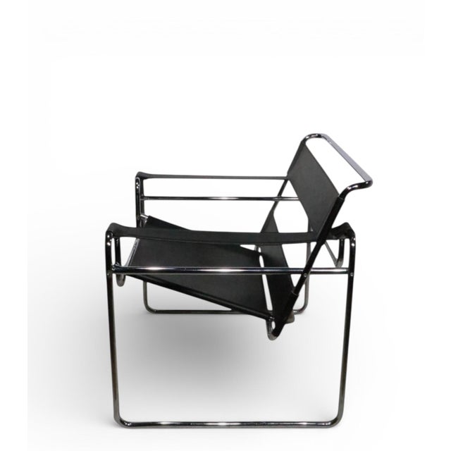 Mies Van Der Rohe Wassily Chair Made in Italy Circa 1970's For Sale - Image 10 of 17