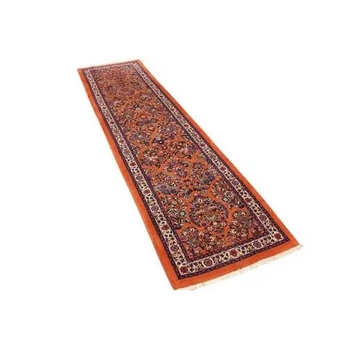| Traditional rug Sarough | Knot density: 400.000 knots/m² | Material: High-quality wool | Size: 313×83 cm | Condition:...