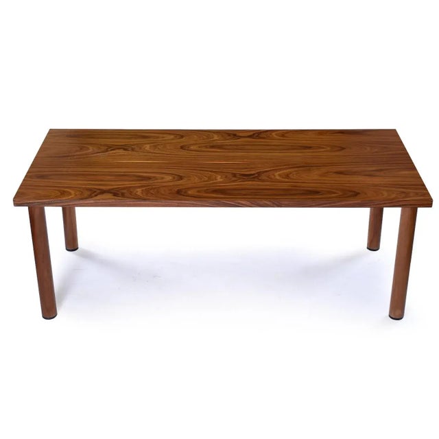 Long and Narrow Modern Minimalist Rosewood Dining Table For Sale - Image 9 of 13