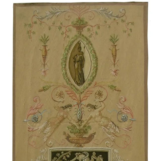 Textile Late 20th Century Vintage Tapestry For Sale - Image 7 of 9