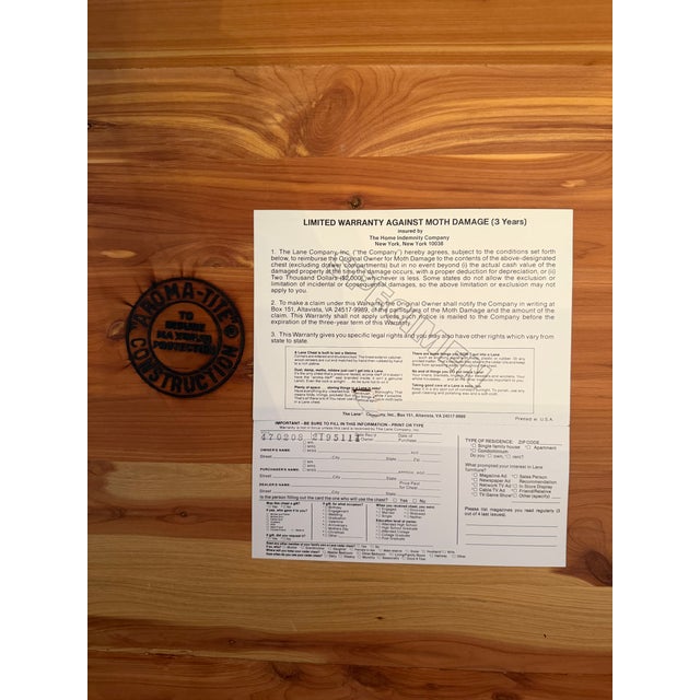 Wood 1990s Lane Cedar Chest For Sale - Image 7 of 7